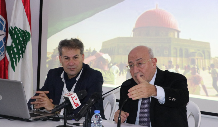 ندوة لـ "الاشتراكي" بعنوان "فلسطين تنتفض"
العريضي: كمال جنبلاط كان أميناً على القضيّة