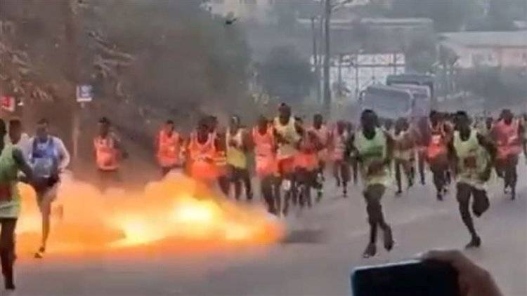 إصابة أكثر من 19 شخصاً جراء
انفجار خلال ماراثون في الكاميرون