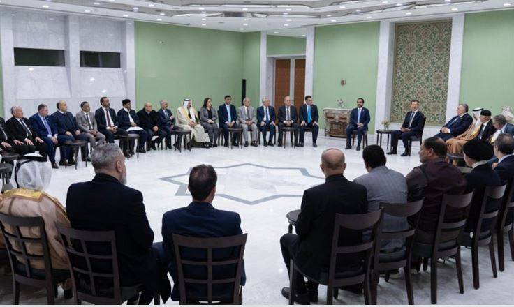الأسد للوفد البرلماني العربي: زيارتكم دمشق تعني الكثير لشعبنا