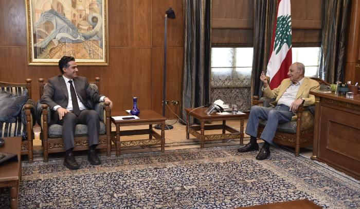 بري استقبل وزير الأشغال والمرجع بشير النجفي
حميّه : أنهينا العمل بموضوع الترسيم
مع قبرص وأرسلنا تقريراً الى ميقاتي