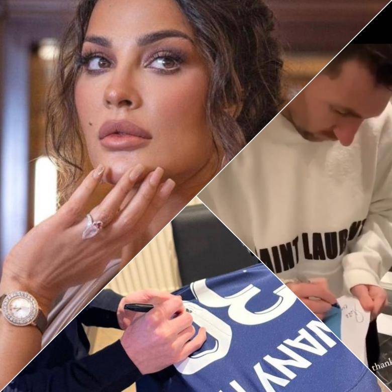 هدية من بطل العالم الى ابن نادين نسيب نجيم