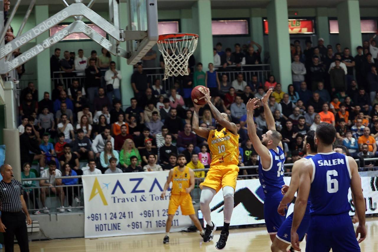 بطولة لبنان في كرة السلة :
فوز الهومنتمن على المريميين (84-74)