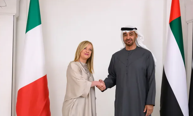 شراكة إستراتيجية بين الإمارات وإيطاليا