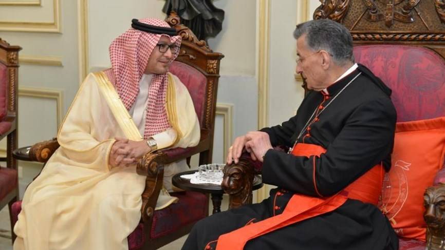 البخاري من بكركي: السعودية ستدعم رئيس جمهورية منزه وغير متورط في أي فساد مالي أو سياسي