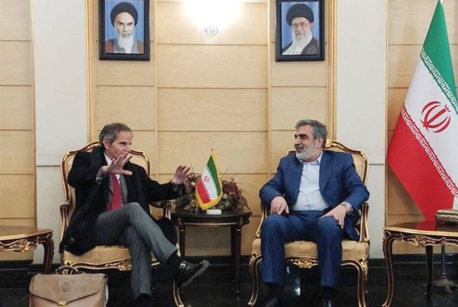 غروسي في طهران لبحث ملف التخصيب مع رئيسي