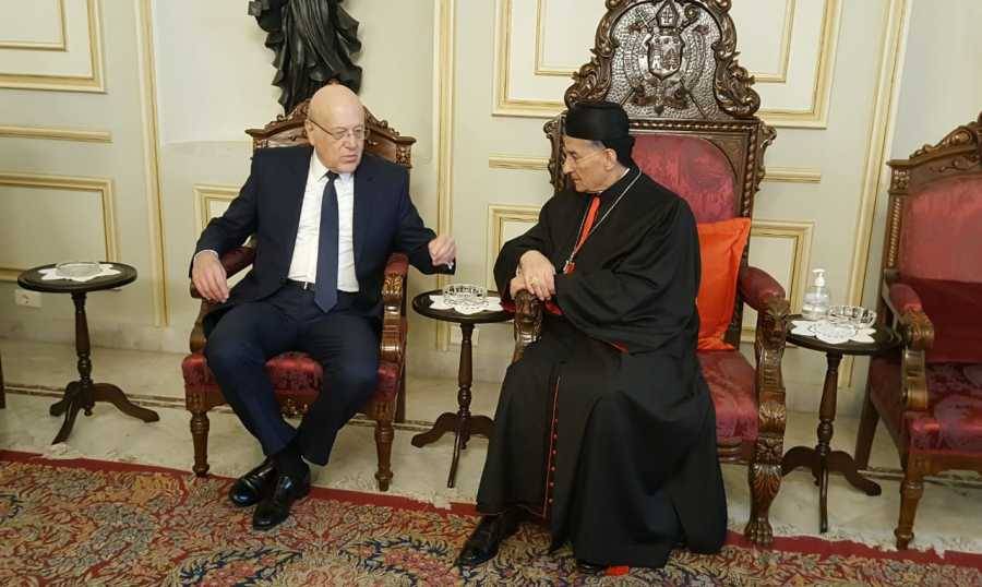 ميقاتي عرض مع الراعي هدف زيارته الى الفاتيكان
والتقى دريان ومجلس المفتين في السراي