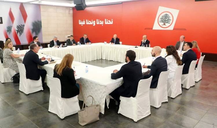 الانتخابات الرئاسية محور لقاء جعجع والوفد الأميركي