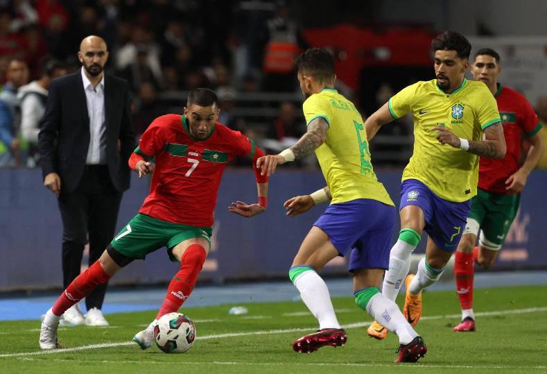 منتخب المغرب يواصل التحليق ويسقط البرازيل ودياً