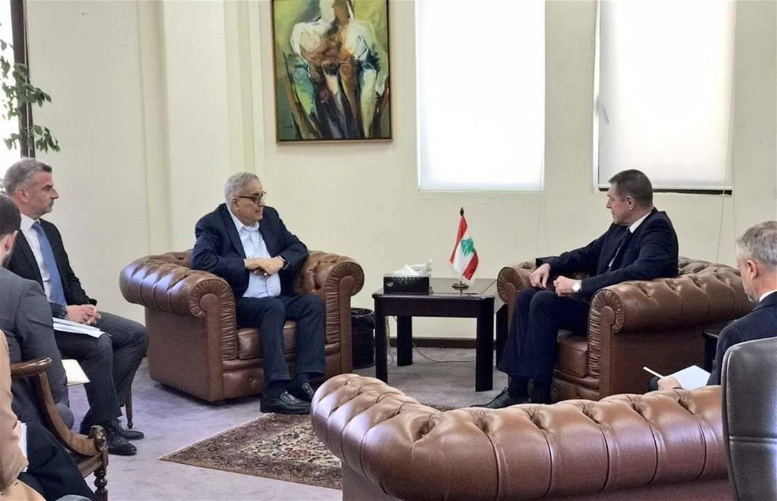 بو حبيب إستقبل فريجسن.. وملف النزوح على طاولة البحث