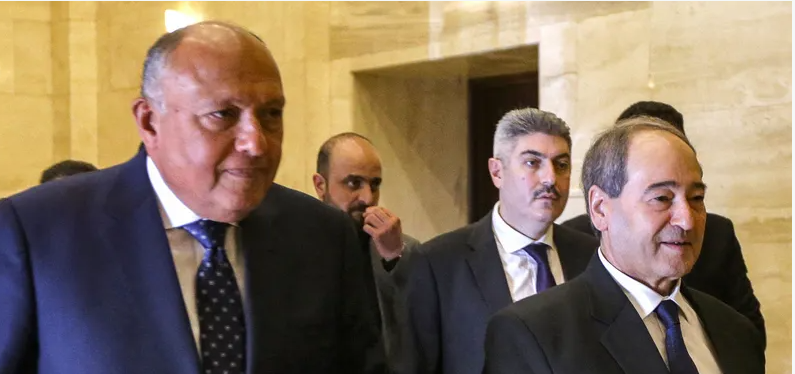 وصول وزير الخارجية السوري إلى القاهرة