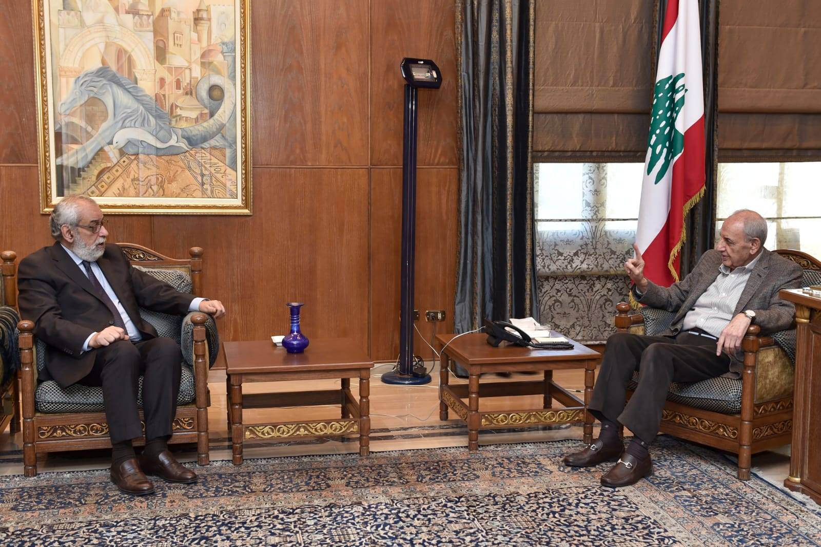 بري بحث مع أبي رميا وبقرادونيان
الأوضاع العامة وشؤوناً تشريعيّة