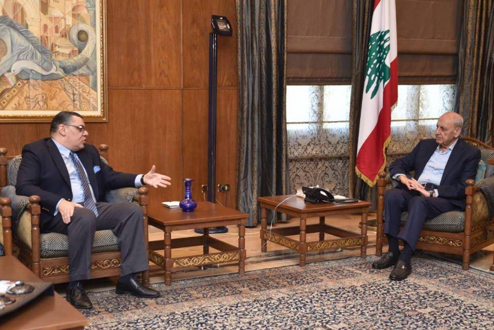 بري يلتقي السفير المصري والنائب الخير