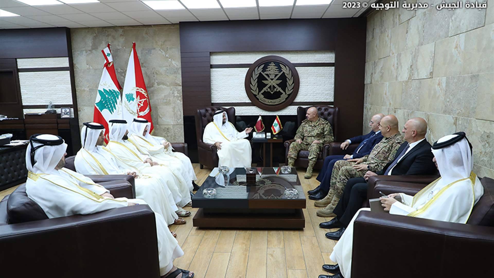 هذا ما أكده الموفد القطري لقائد الجيش