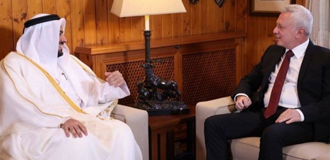 فرنجية يلتقي وزير الدولة القطري في بنشعي