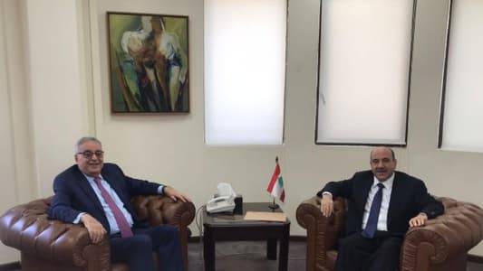 بو حبيب عرض وسفير الاردن للعلاقات الثنائية