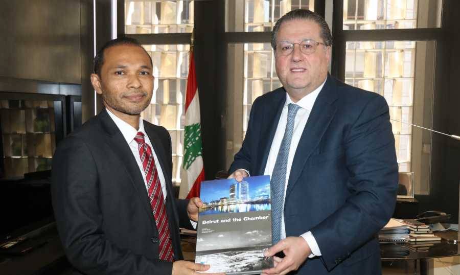 مباحثات بين شقير وسفير ماليزيا
حول اطر تنمية العلاقات التجارية