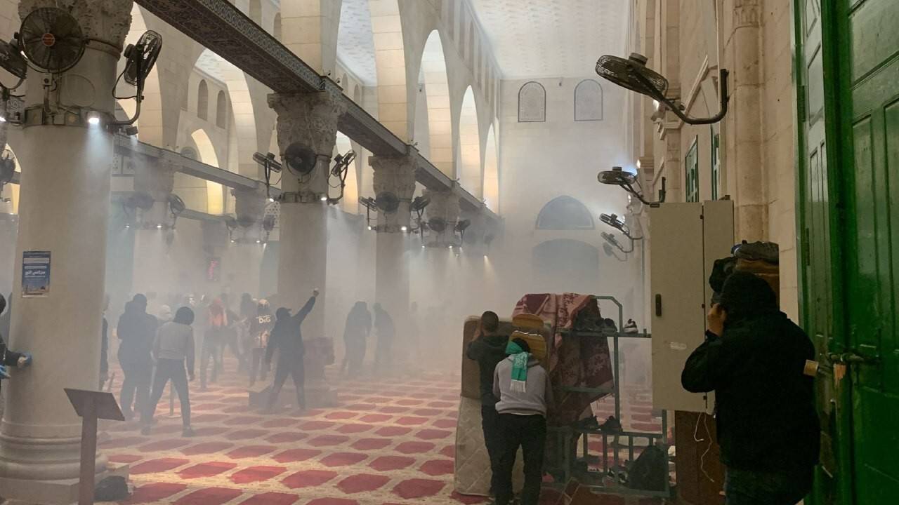 العراق يندّد باقتحام قوات الإحتلال لباحة المسجد الأقصى