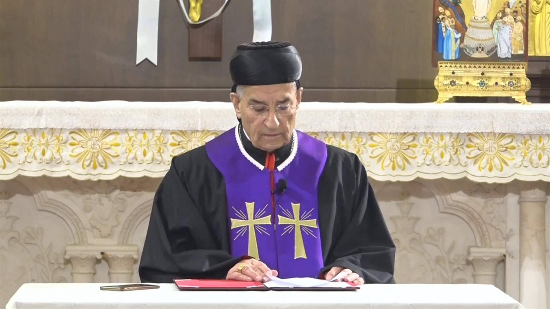الراعي في رسالة عيد الفصح: أمام النواب مسؤوليات عدّة أهمها انتخاب رئيس للجمهورية