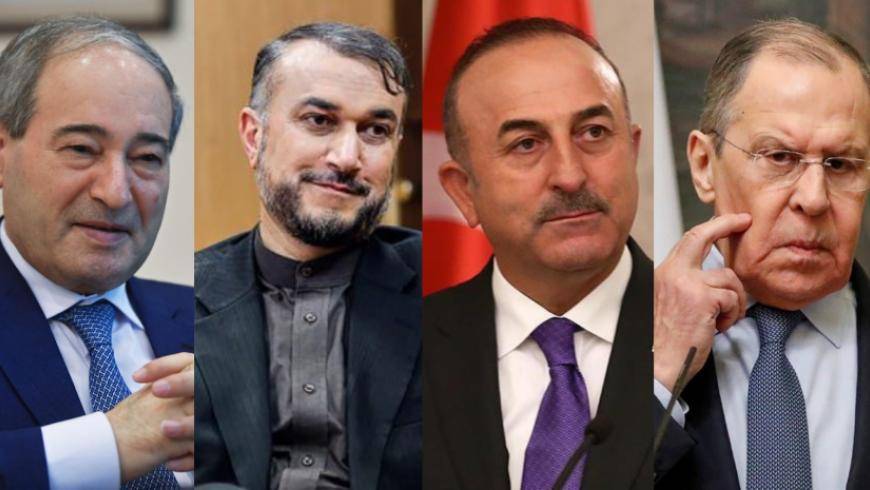 الكشف عن موعد عقد إجتماع وزراء خارجية روسيا وتركيا وسوريا وإيران في موسكو