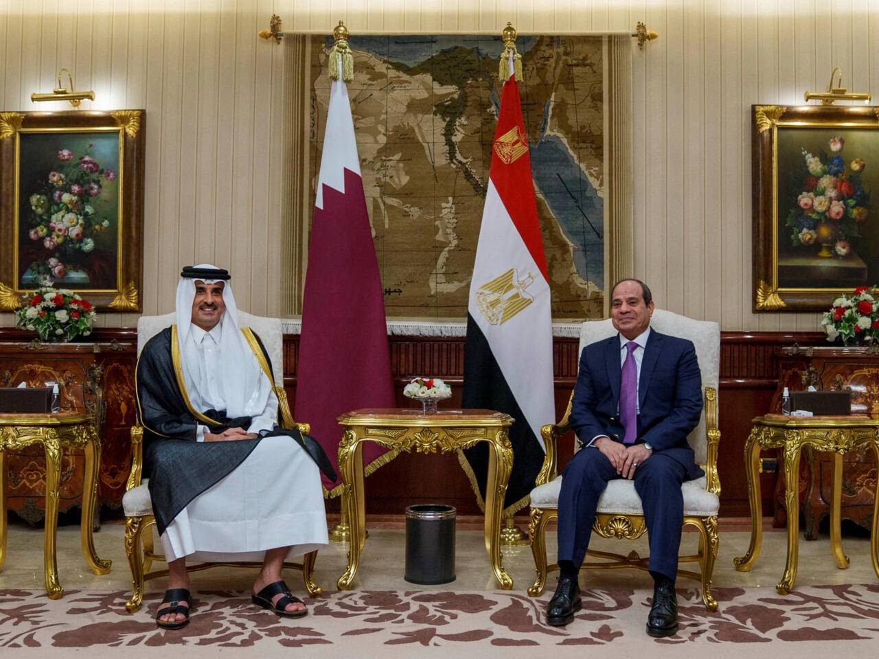 رسالة من السيسي إلى أمير قطر.. ماذا تضمّنت؟