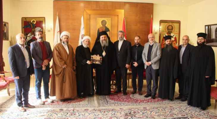 جال على أساقفة ومطارنة زحلة مهنّئًا بالفصح
يزبك: نحن في لبنان بحاجة الى مزيد من الحوار