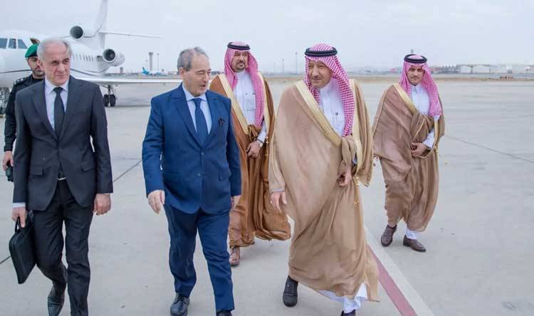 في أول زيارة منذ 2011… وزير خارجية سوريا في السعودية
