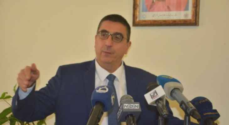 حجار توقّع أن تصدر قرارات حول ملف النازحين