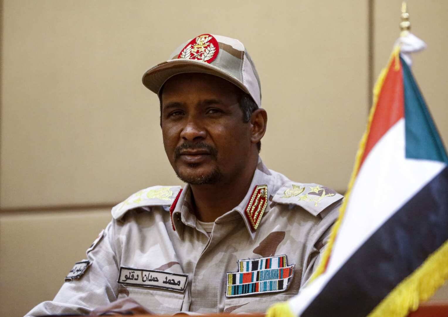 حميدتي لوزيرة الخارجية الفرنسية: ملتزمون بالوقف الكامل لإطلاق النار خلال فترة الهدنة