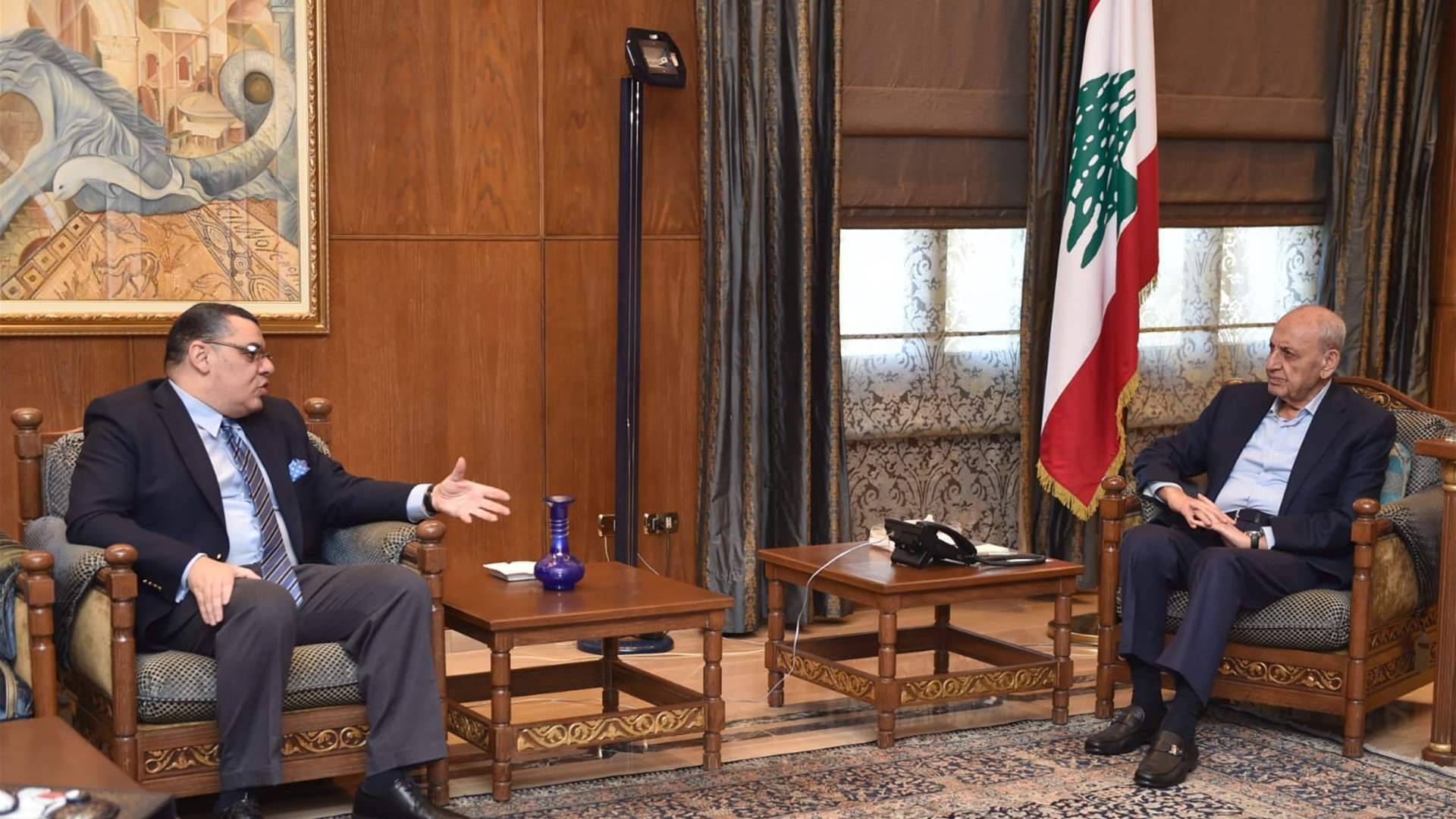 بري بحث مع علوي
المستجدات والعلاقات الثنائيّة
