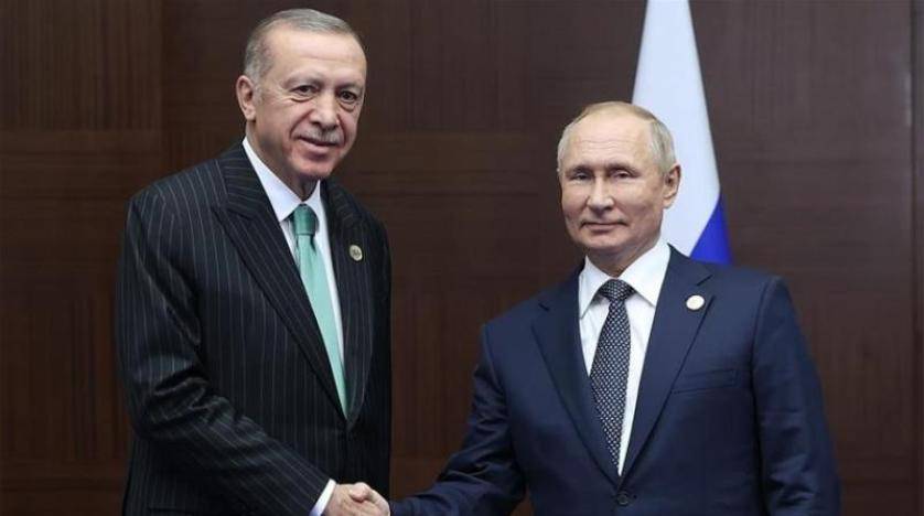 بوتين يبحث هاتفيا مع أردوغان العلاقات الثنائية والقضايا الإقليمية