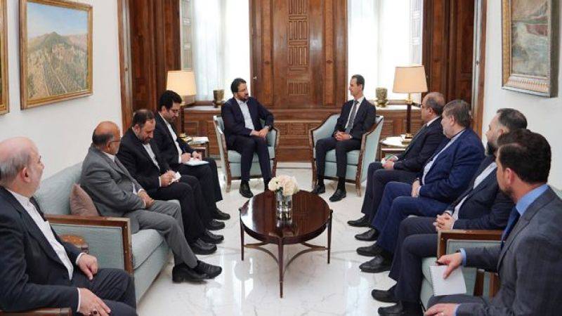 الأسد يبحث مع وزير الطرق الإيراني تطوير التعاون الإقتصادي بين البلدين