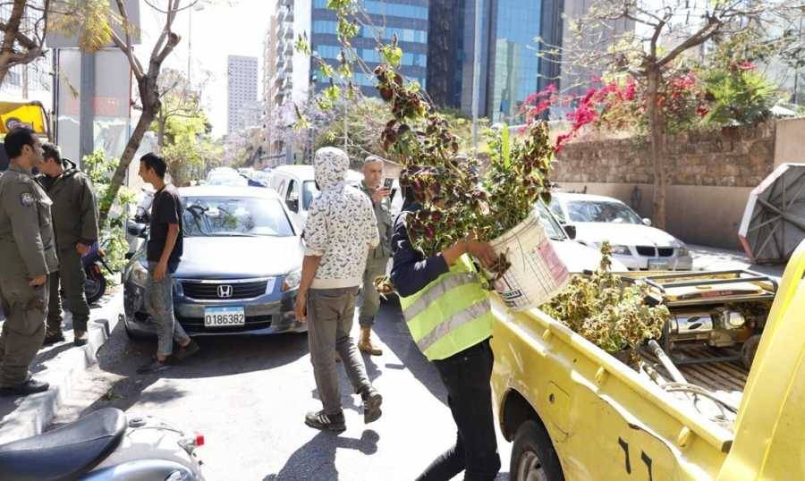 حملة إزالة مخالفات وتعديات في بيروت