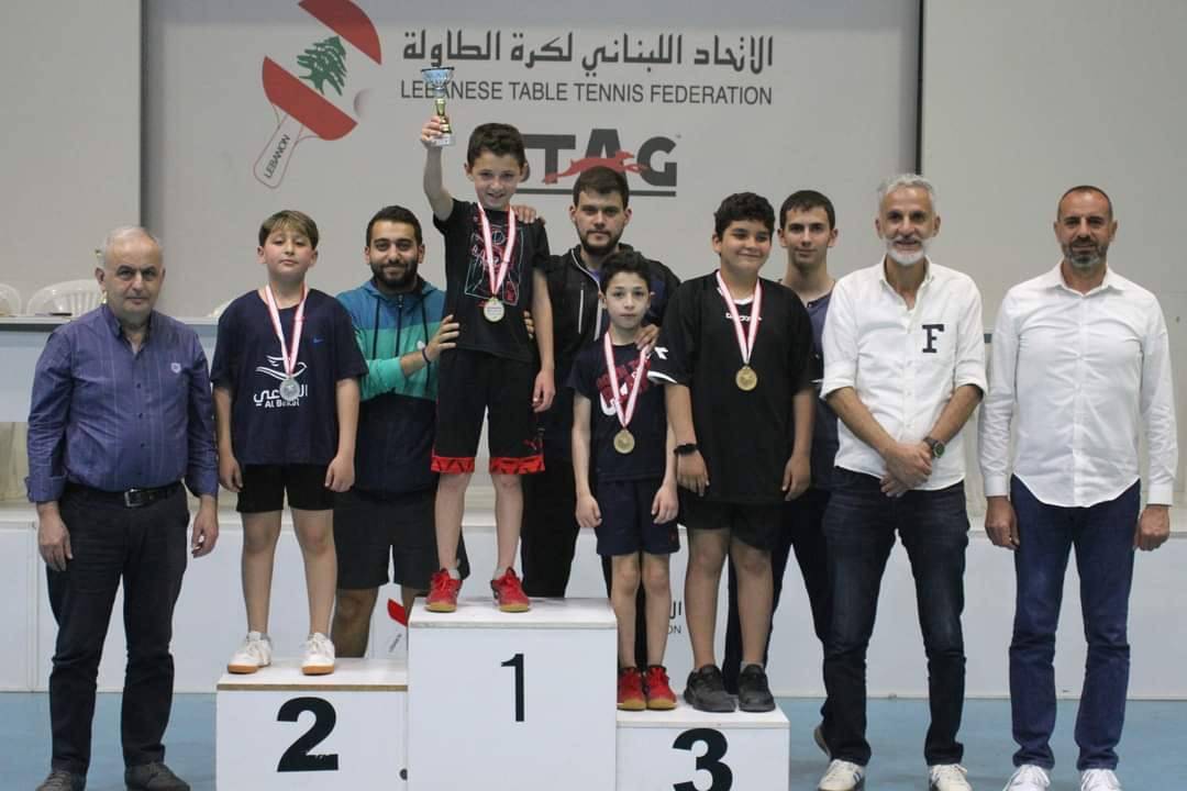 كأس لبنان للفئات العمرية بكرة الطاولة
اللقب لأحمد الحجاوي وأحمد فحص