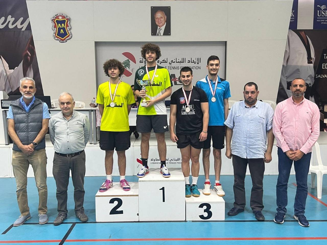 كرة الطاولة: نتائج اليوم الثالث كأس لبنان للفئات العمرية