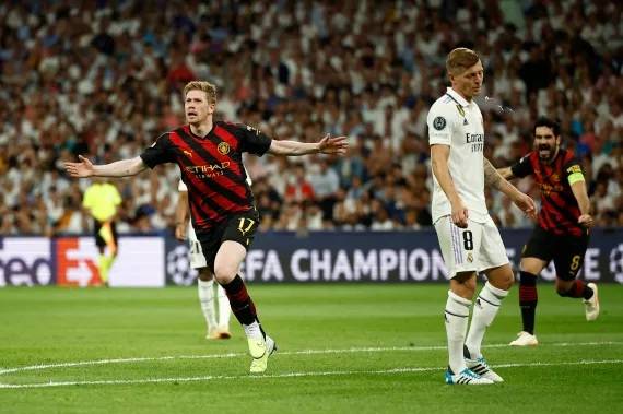 دوري أبطال أوروبا: سيتي يعود من مدريد بتعادل إيجابي مع ريال