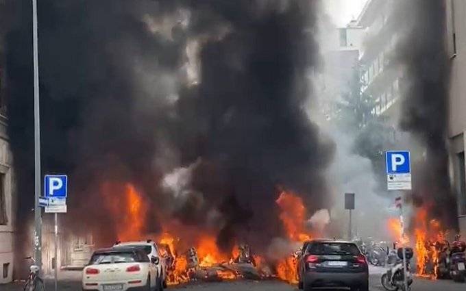 بالفيديو- إنفجار يهزّ مدينة ميلانو الإيطالية