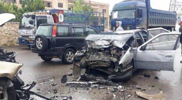 5 جرحى في  4 حوادث سير خلال 24 ساعة