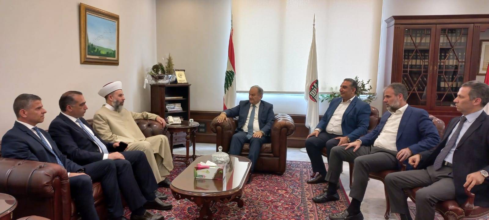 إجتماعات واستقبالات نقيب المحامين