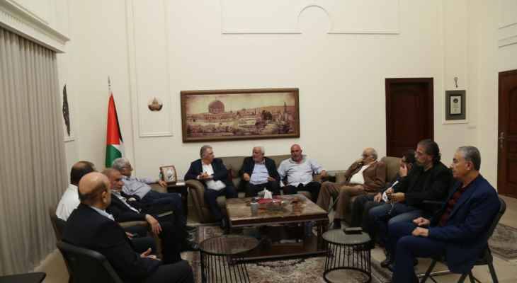 دبور التقى وفداً من "تجمّع اللجان
والروابط الشعبيّة" في ذكرى "النكبة"