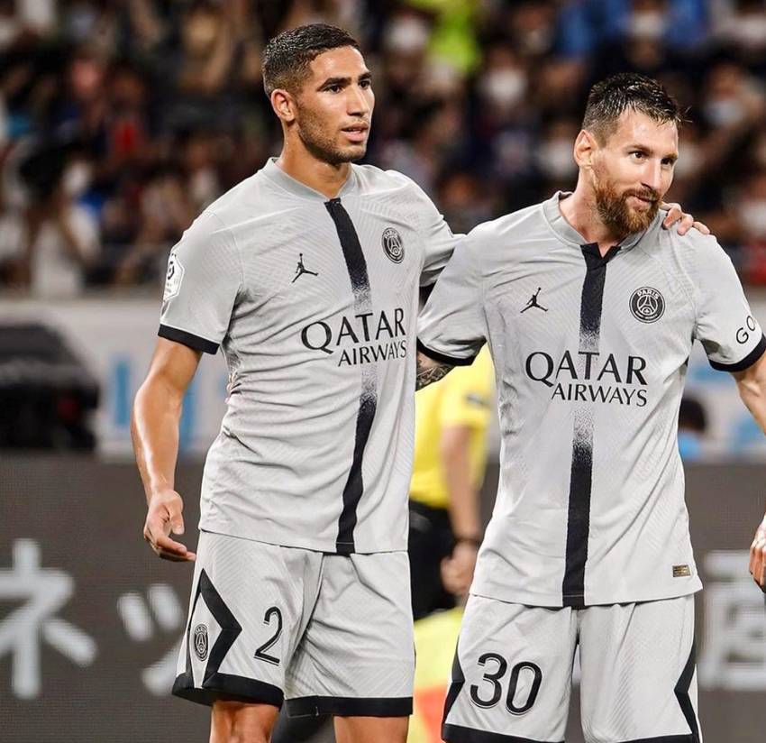 ميسي وحكيمي الأسوأ في انتصار باريس على أجاكسيو