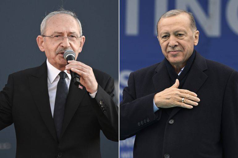 ماذا قال أردوغان ومنافسه بعد إغلاق صناديق الاقتراع؟