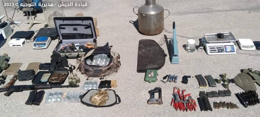 مداهمة للجيش في الشراونة - بعلبك وهذا ما ضبطه