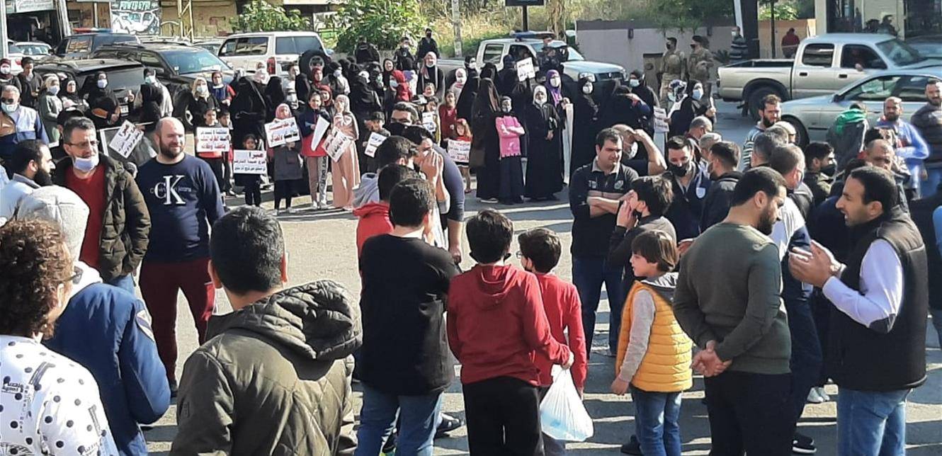 إعتصام أهالي معتقلي ملف أحداث عبرا