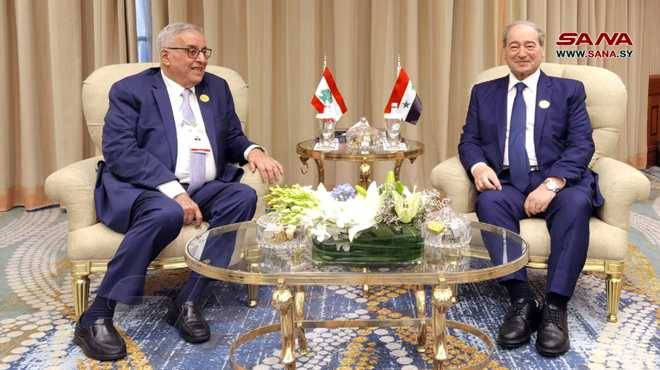 بوحبيب التقى نظيره السوري في جدّة
المقداد: نرحّب بعودة اللاجئين