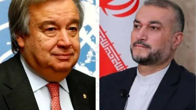 غوتيريش وعبد اللهيان يناقشان الإتفاق النووي