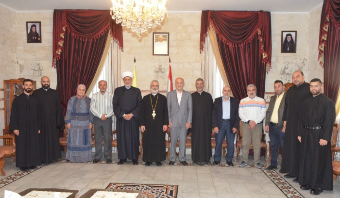 وفد "الجماعة الإسلاميّة" زار دير المخلّص
وعرض وديب تمتين أواصر العلاقات الأخويّة
