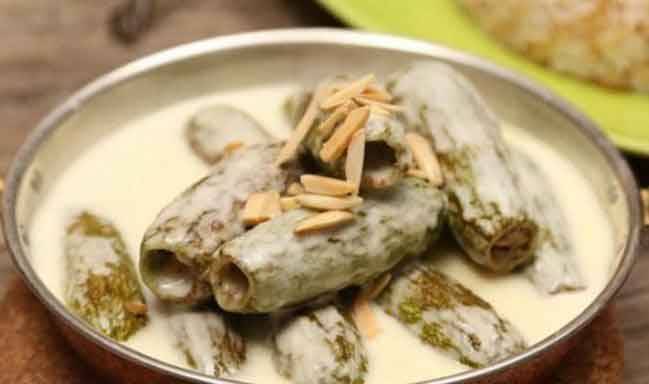 طريقة عمل شيخ المحشي بصلصة الطحينة