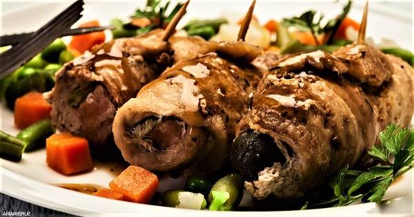 طريقة عمل البفتيك رول بصوص الفطر