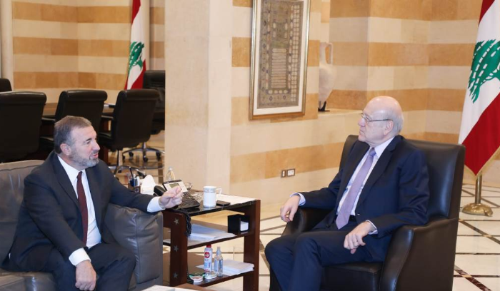 التقى مدير المنظمة الدوليّة للهجرة والمدير الإقليمي للبنك الدولي
ميقاتي تابع ملف التعويضات للمزارعين ومكبّ نفايات عكار
