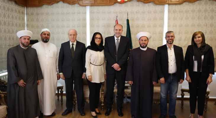 الغزاوي التقى وفداً من "الوطني الحر"
وتوافق على الإستمرار في مسار التلاقي